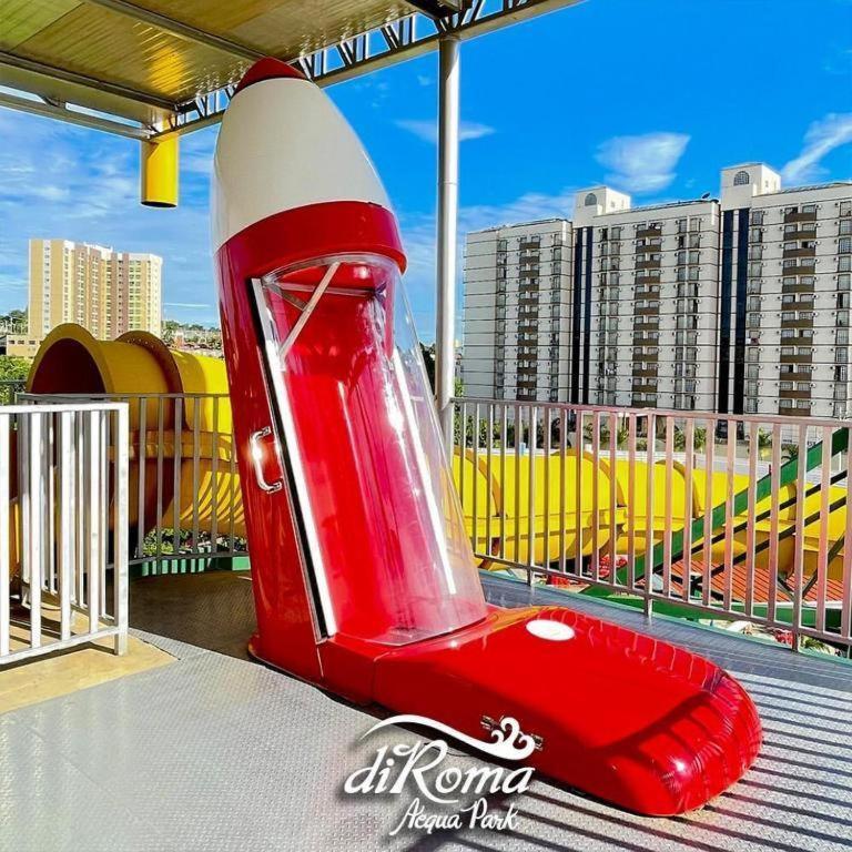 קאלדס נובאס Lacqua Diroma Oficial - Diroma Acqua Park Incluido - Com Roupa De Cama E Banho מראה חיצוני תמונה