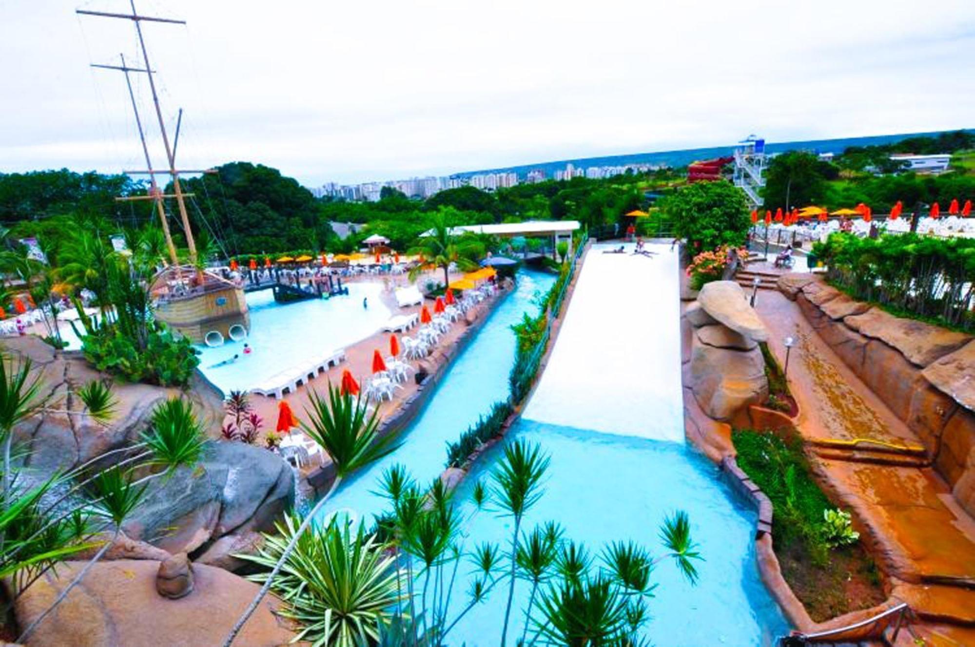 קאלדס נובאס Lacqua Diroma Oficial - Diroma Acqua Park Incluido - Com Roupa De Cama E Banho מראה חיצוני תמונה