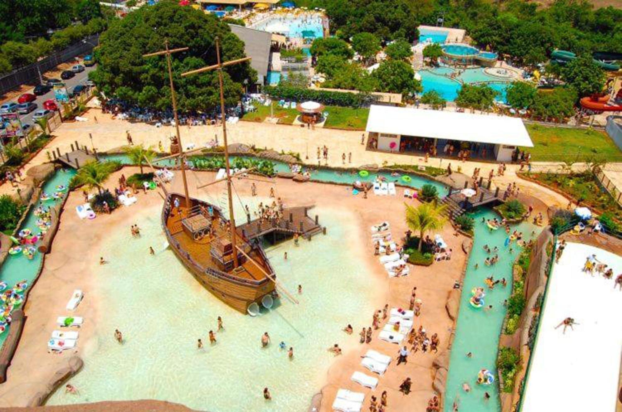 קאלדס נובאס Lacqua Diroma Oficial - Diroma Acqua Park Incluido - Com Roupa De Cama E Banho מראה חיצוני תמונה